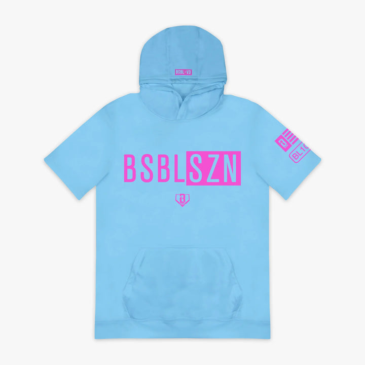 Baseball Lifestyle 101 Boys BSBL-SZN Youth Short Sleeve Hoodie V3