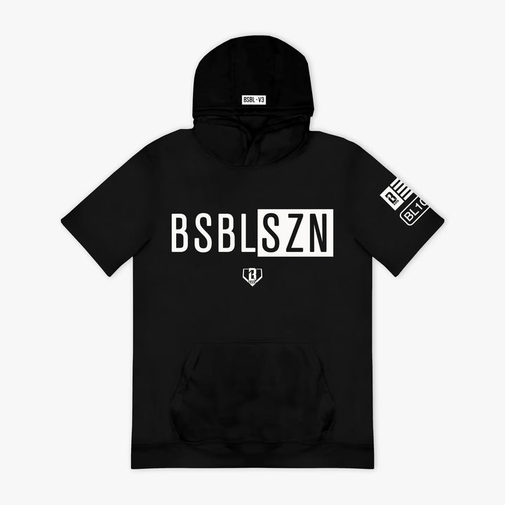 Baseball Lifestyle 101 Boys BSBL-SZN Youth Short Sleeve Hoodie V3
