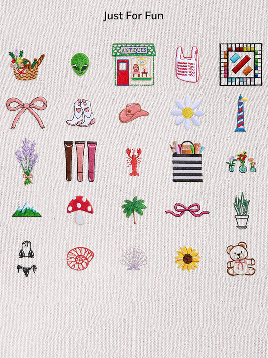 BaubleBar Women’s Medium Custom Icon Tote Handbag