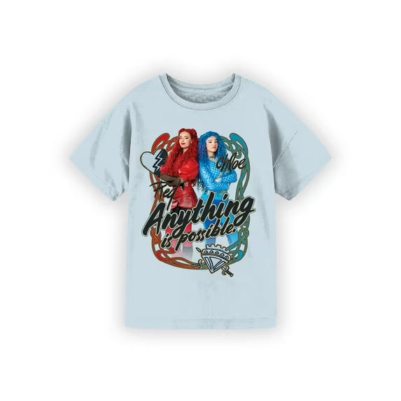 Disney Descendants: The Rise of Red Girls Short Sleeve Graphic T-Shirt, Sizes 4-16