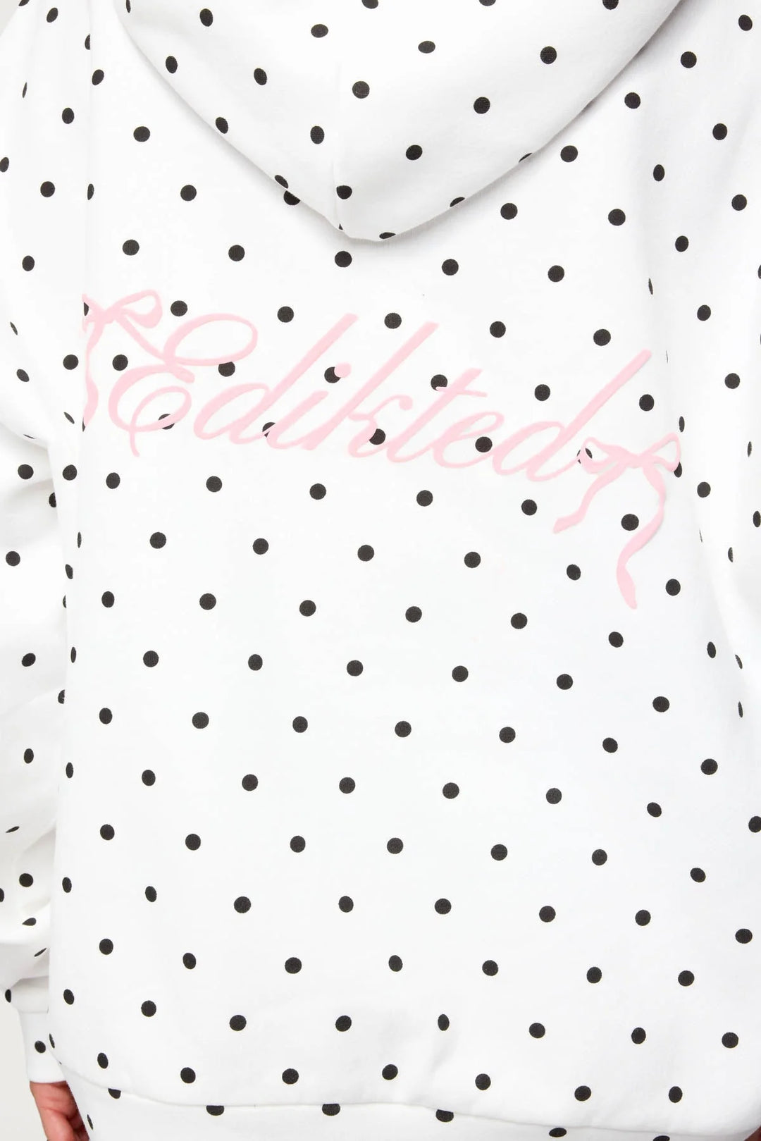 Edikted Women Chelsie Polka Dot Hoodie