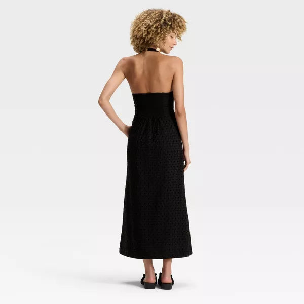 A New Day Women's Eyelet Maxi A-Line Dress