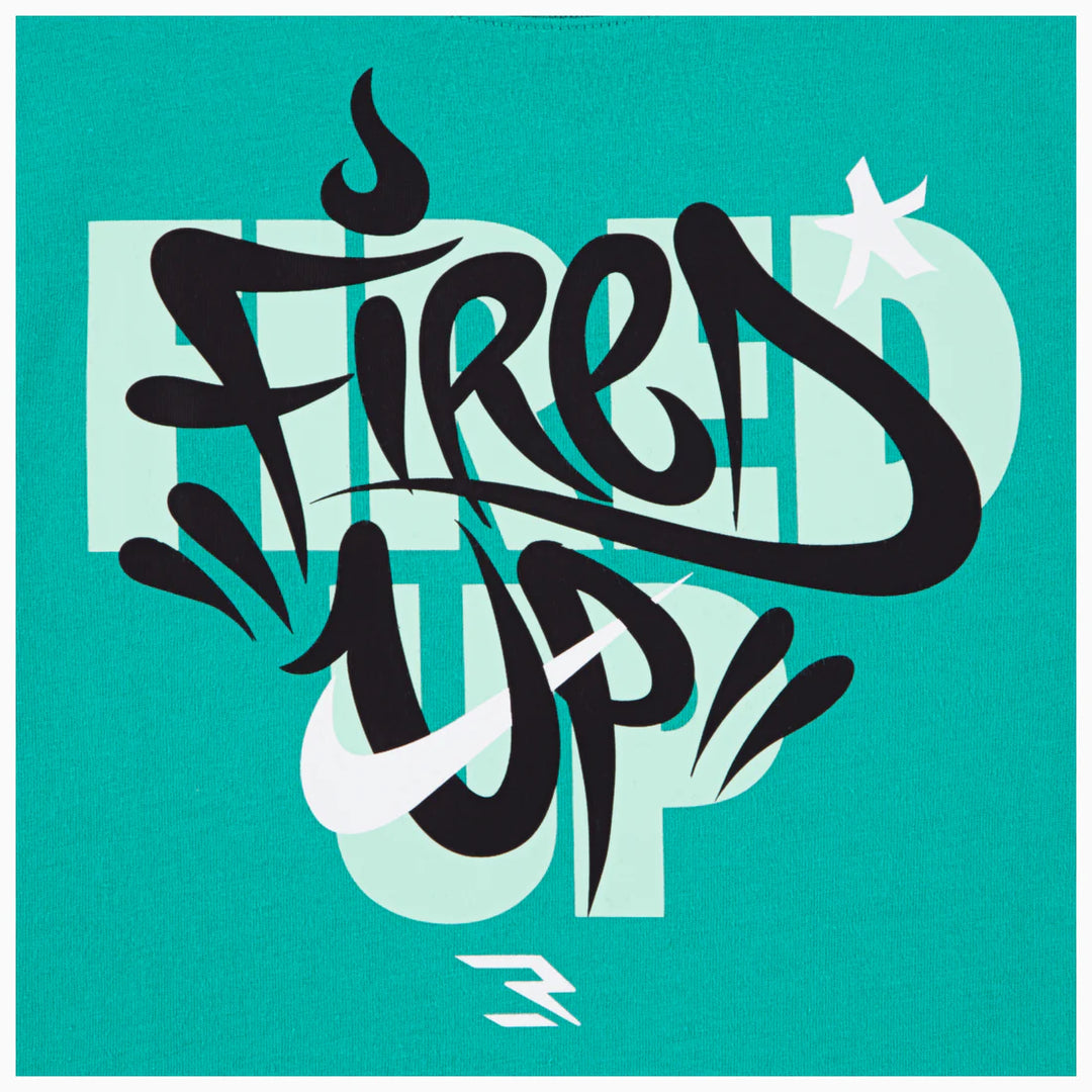 Big Kids' Fired Up Graffiti T-Shirt | Teal