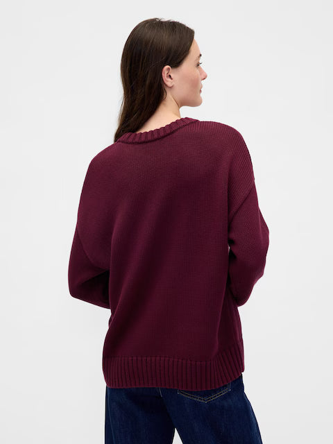 Gap Women Cotton Oversized Jumper