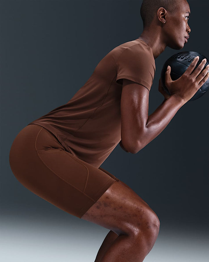 Nike One Women's High-Waisted 8" Biker Shorts with Pockets