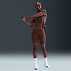 Nike One Women's High-Waisted 8" Biker Shorts with Pockets