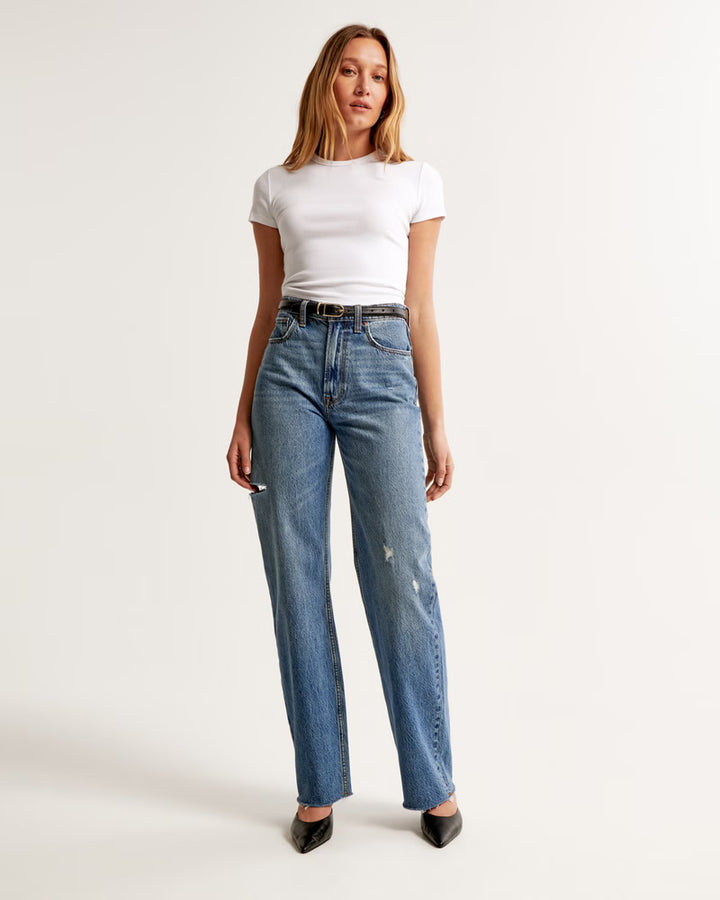 Abercrombie & Fitch Women’s High Rise Loose Jean