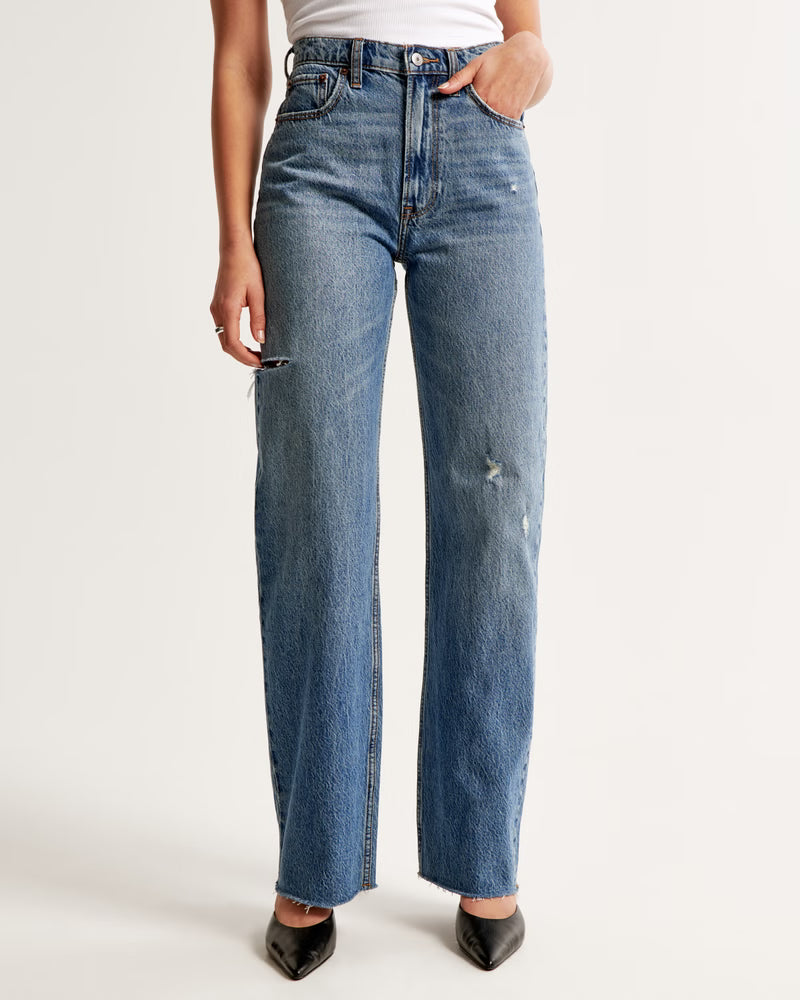Abercrombie & Fitch Women’s High Rise Loose Jean