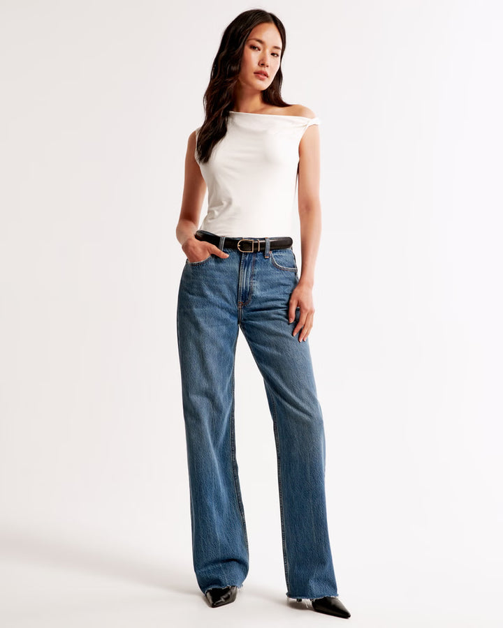 Abercrombie & Fitch Women’s High Rise Loose Jean