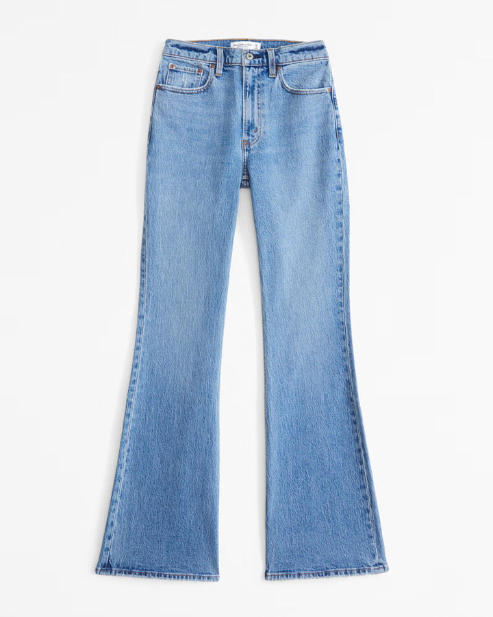Abercrombie & Fitch Women’s High Rise Vintage Flare Jean in Medium