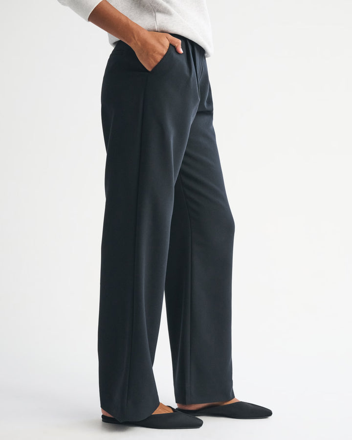 Abercrombie & Fitch Women’s Curve Love A&F Sloane Tailored Long Wide Leg Pants