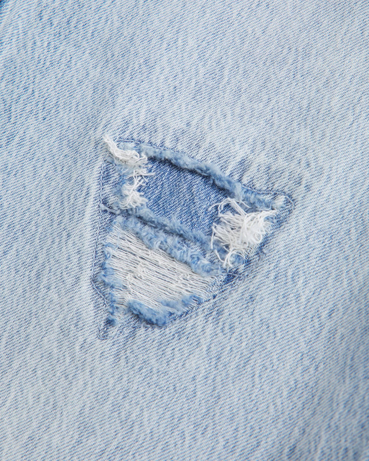 Abercrombie Kids Girls High Rise Wide Leg Jeans in Medium Wash