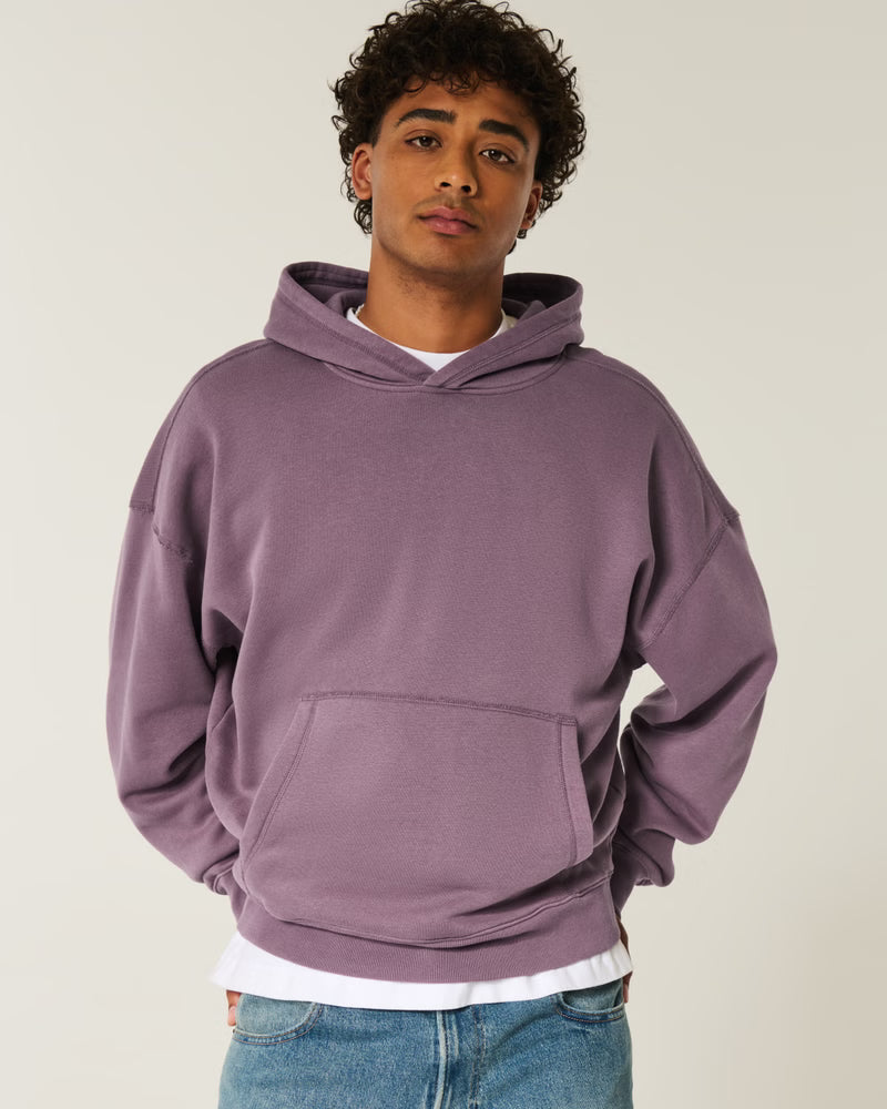 Men's Baggy Cinch Hoodie in Washed