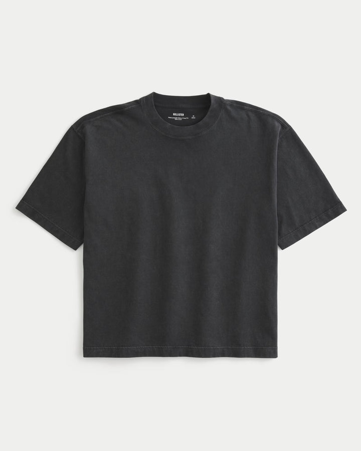 Boxy Heavyweight Crop Crew T-Shirt