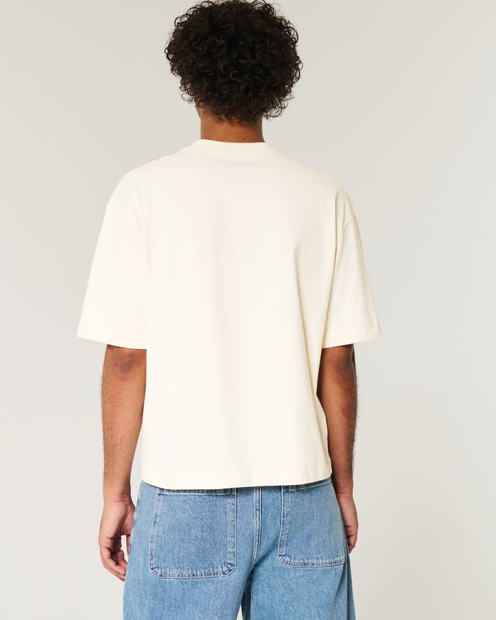 Boxy Heavyweight Crop Crew T-Shirt