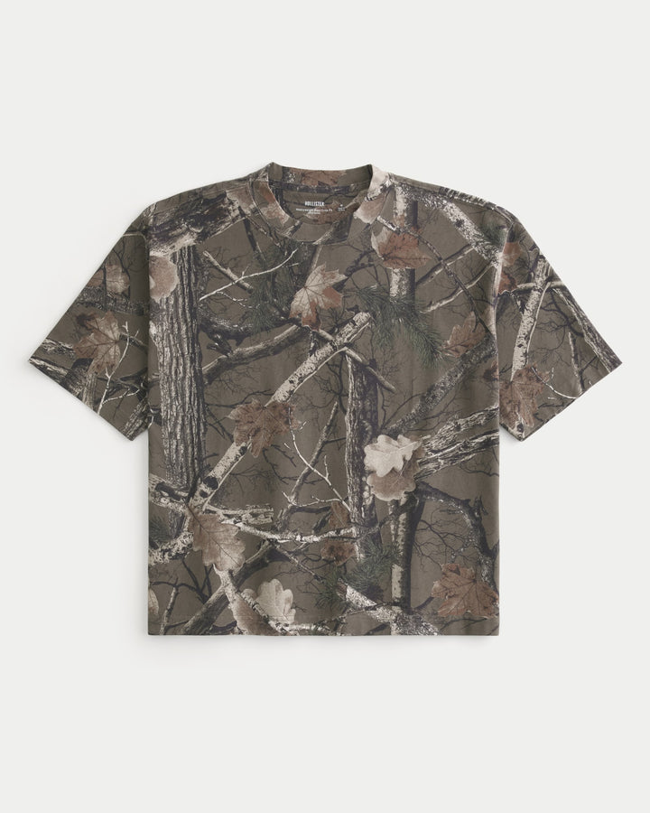 Boxy Heavyweight Crop Crew T-Shirt