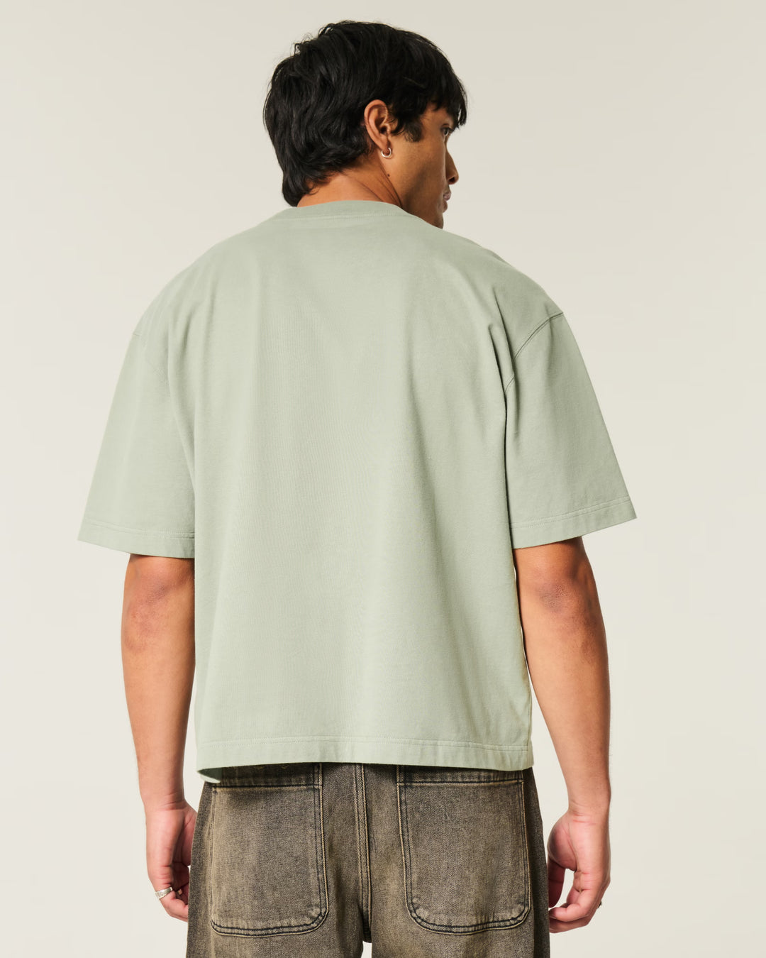 Boxy Heavyweight Crop Crew T-Shirt