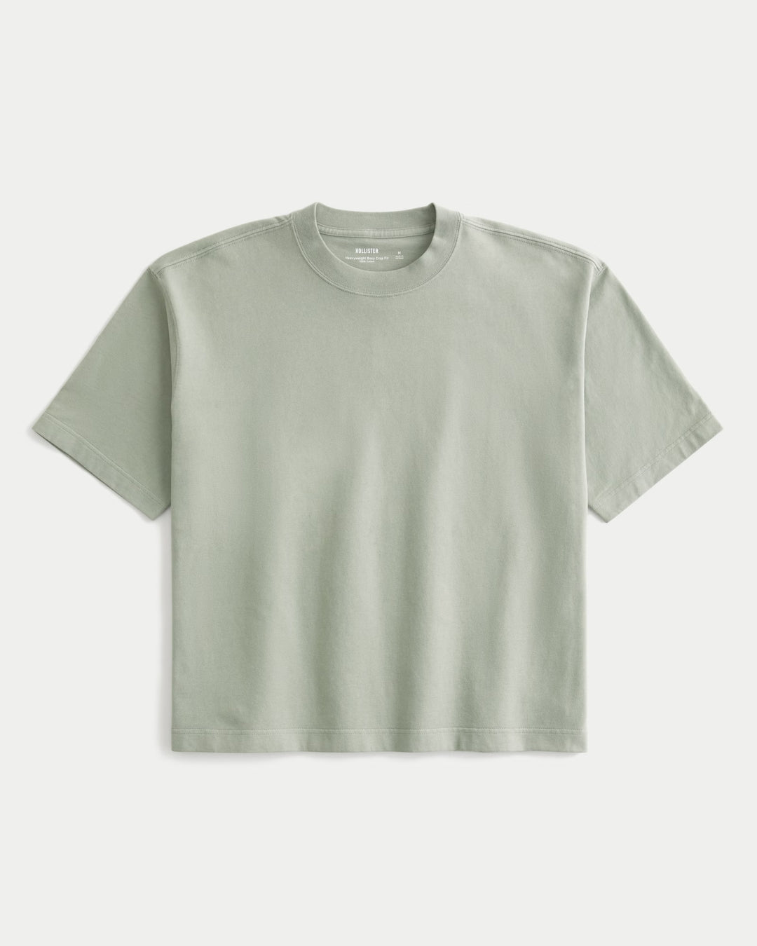 Boxy Heavyweight Crop Crew T-Shirt