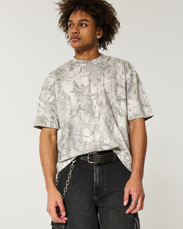 Boxy Heavyweight Crop Crew T-Shirt