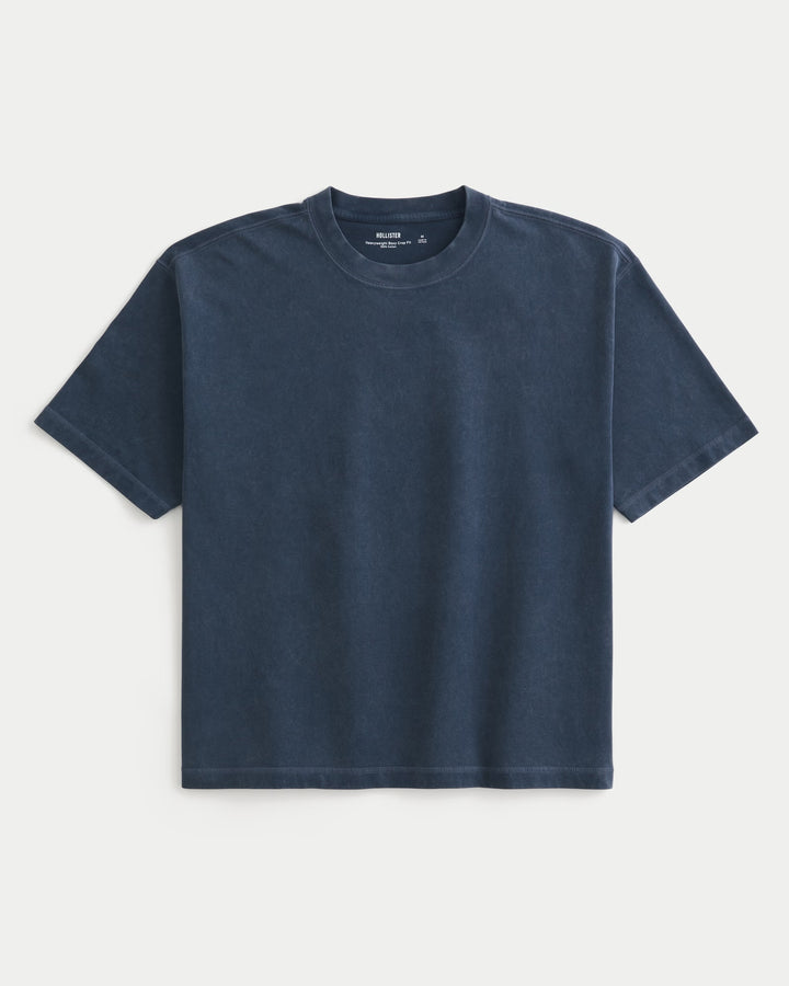 Boxy Heavyweight Crop Crew T-Shirt
