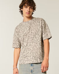 Boxy Heavyweight Crop Crew T-Shirt