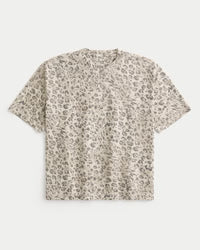 Boxy Heavyweight Crop Crew T-Shirt