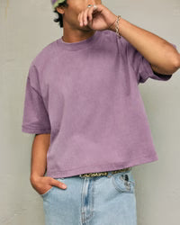 Boxy Heavyweight Crop Crew T-Shirt