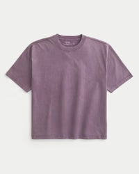 Boxy Heavyweight Crop Crew T-Shirt