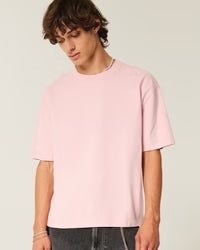 Boxy Heavyweight Crop Crew T-Shirt