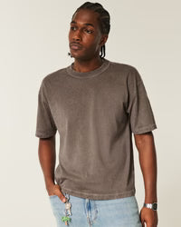 Boxy Heavyweight Crop Crew T-Shirt
