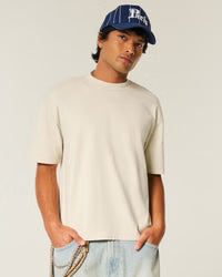 Boxy Heavyweight Crop Crew T-Shirt