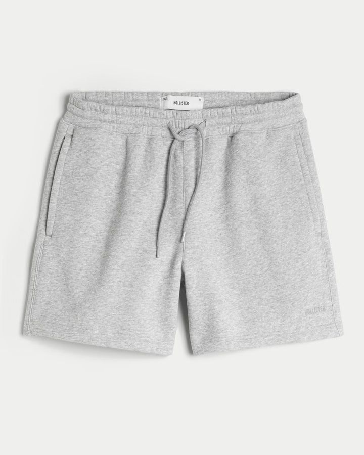Men's Fleece Mid-Thigh Loose Shorts