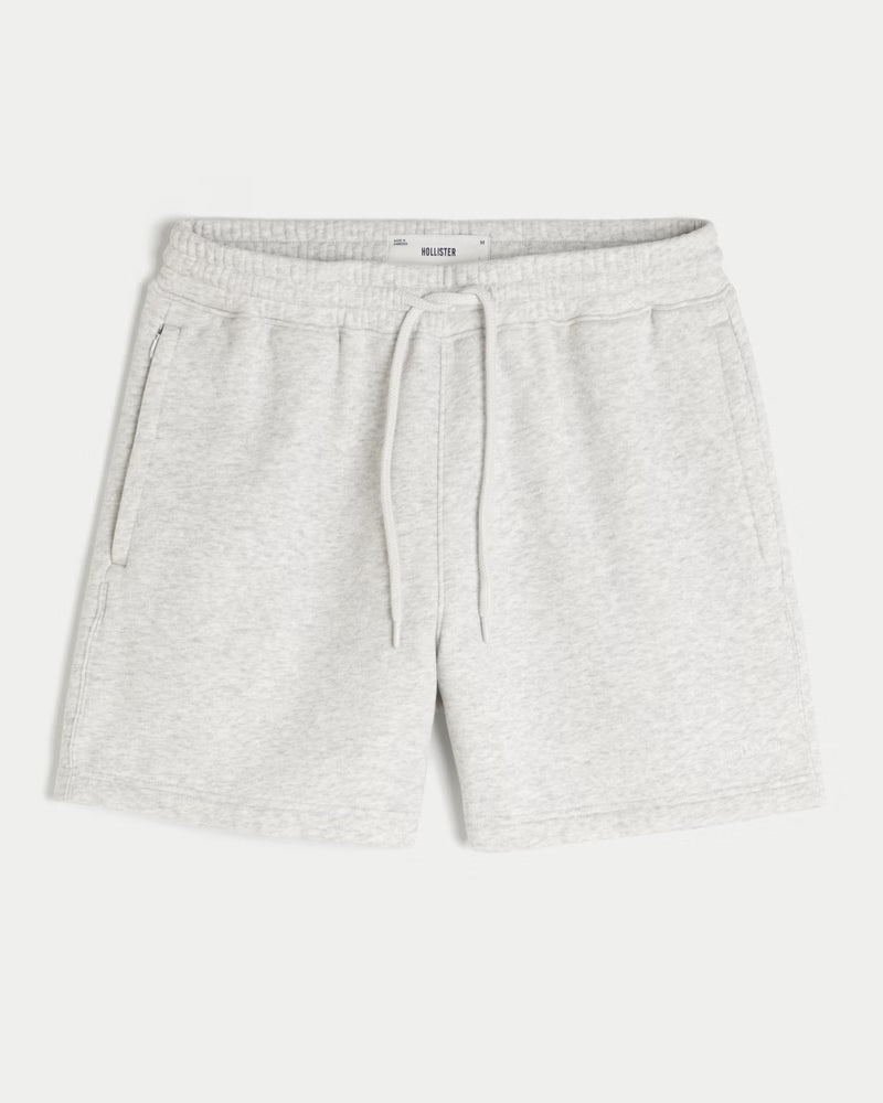 Men's Fleece Mid-Thigh Loose Shorts