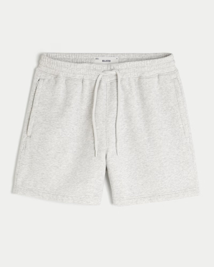 Men's Fleece Mid-Thigh Loose Shorts