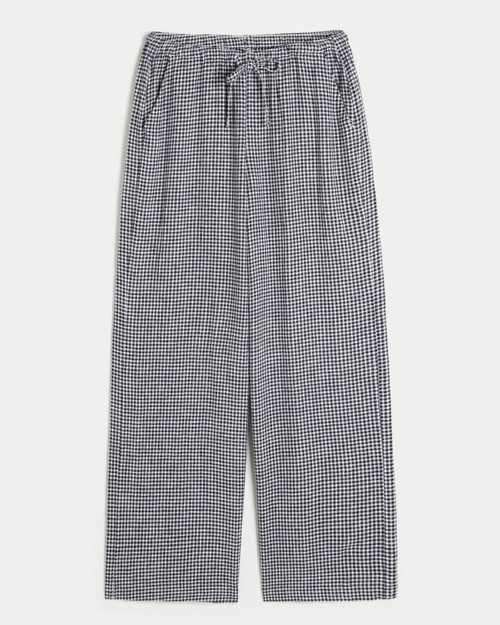 Hollister Women’s Linen-Blend Pull-On Baggy Pants