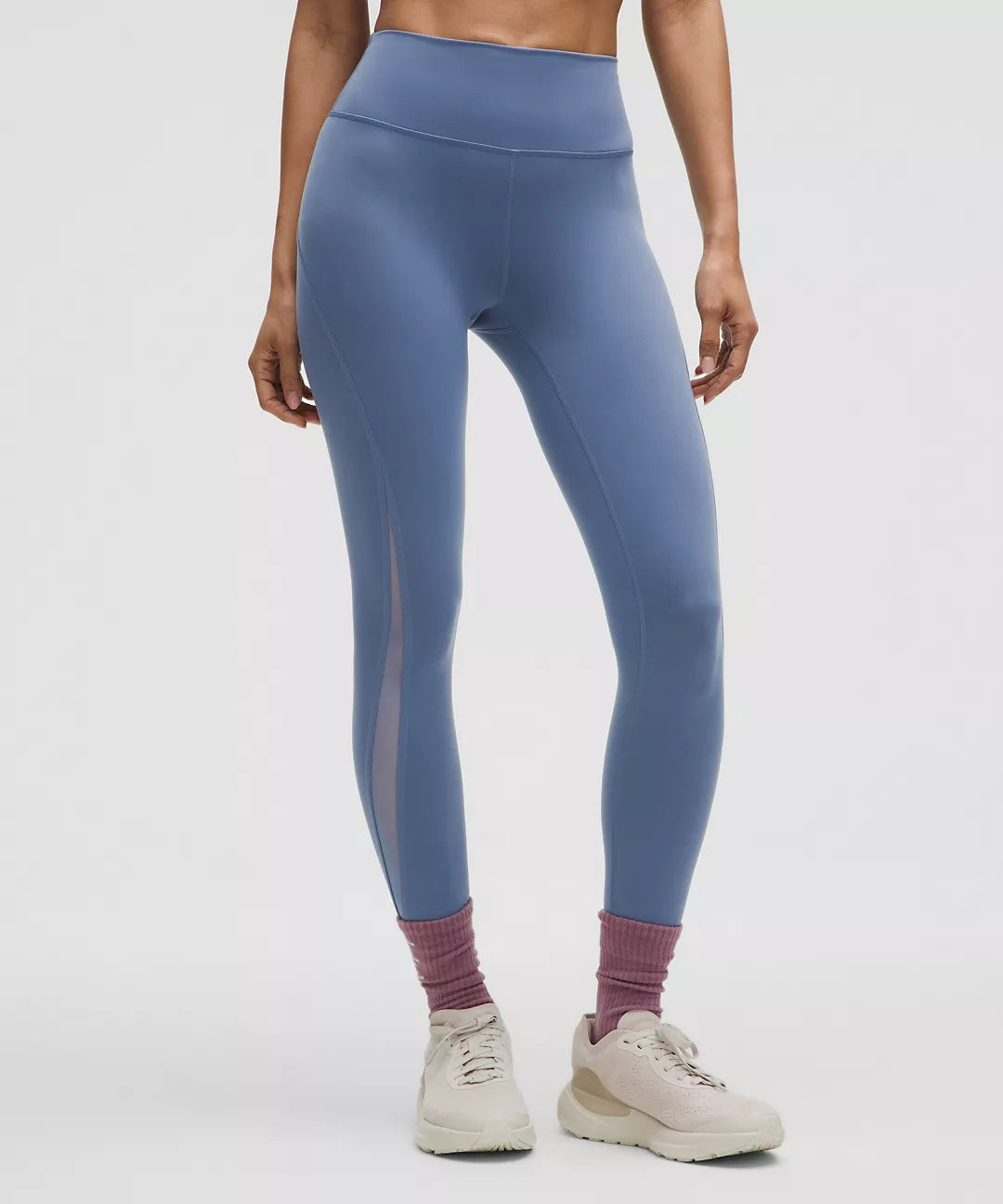 Lululemon Women’s Wunder Train Mesh Panel High-Rise Tight 25 Leggings