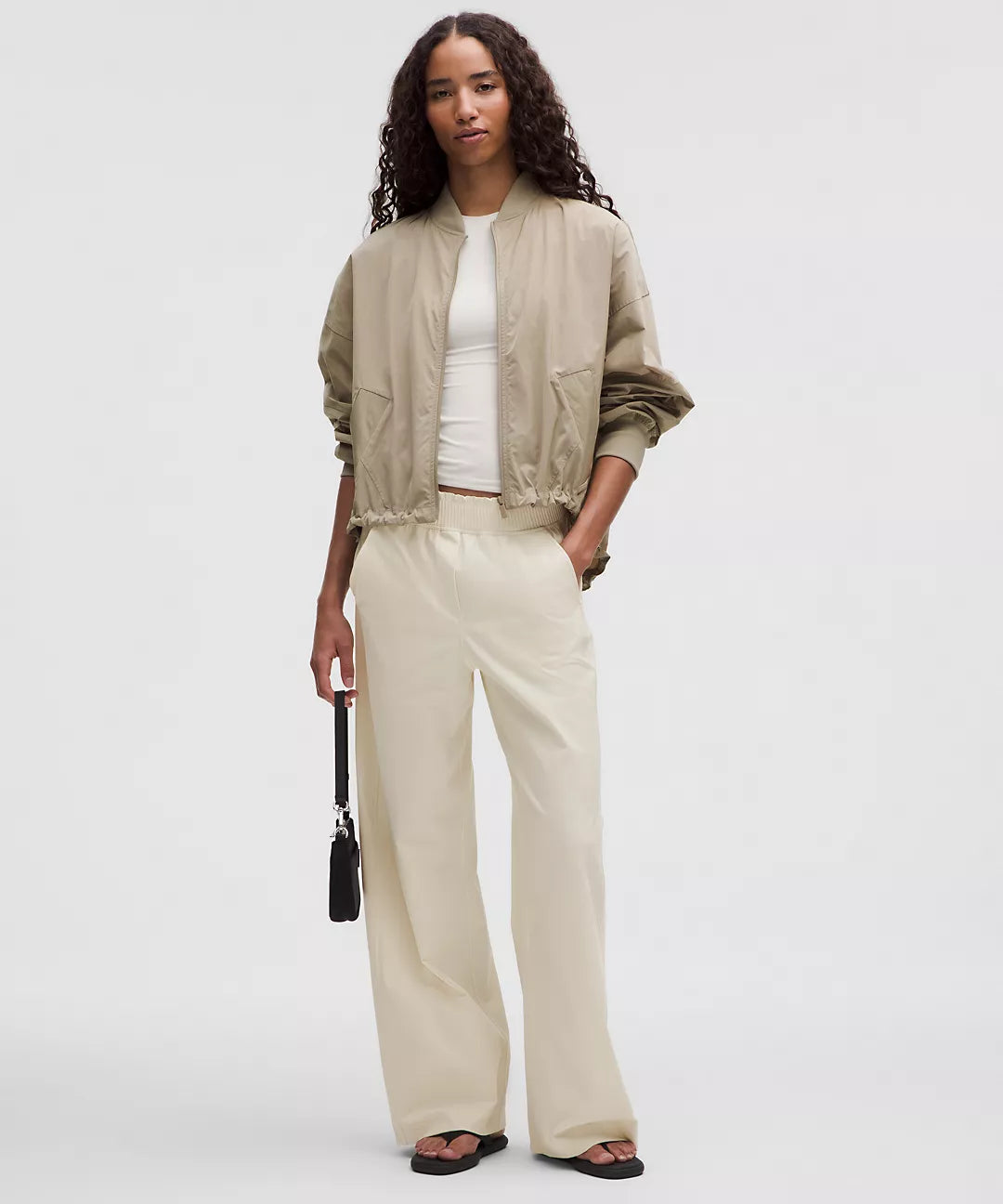 lululemon Women's Stretch Woven Ruffle-Waist Wide-Leg Pant