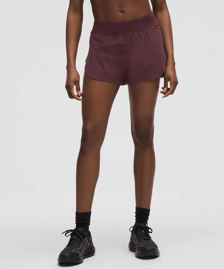 lululemon Women's Fast and Free High-Rise Classic-Fit Split Short 3"