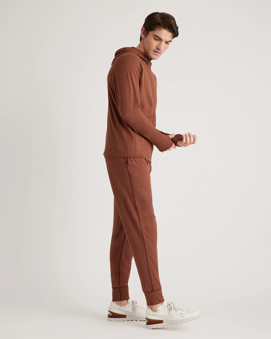 Quince Men Flowknit Performance Zip Hoodie