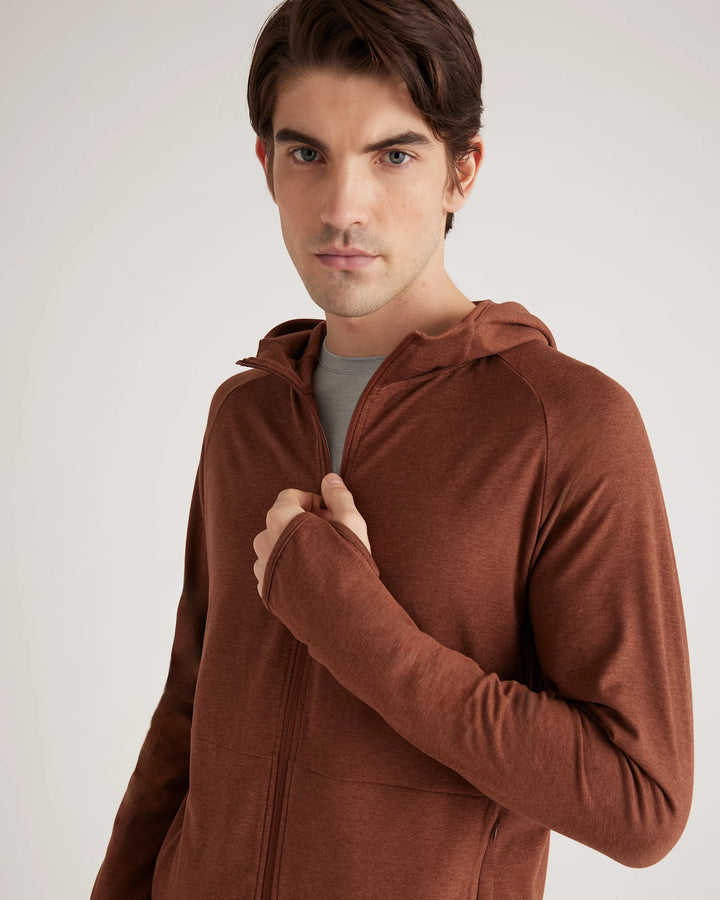 Quince Men Flowknit Performance Zip Hoodie