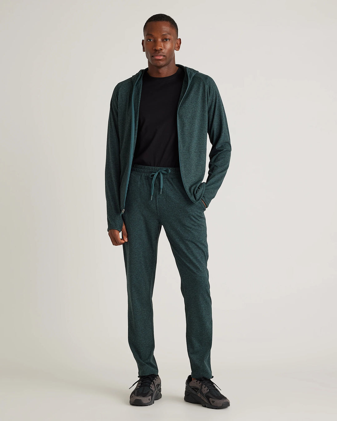 Quince Men Flowknit Performance Zip Hoodie