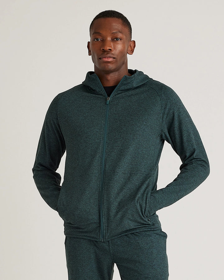 Quince Men Flowknit Performance Zip Hoodie