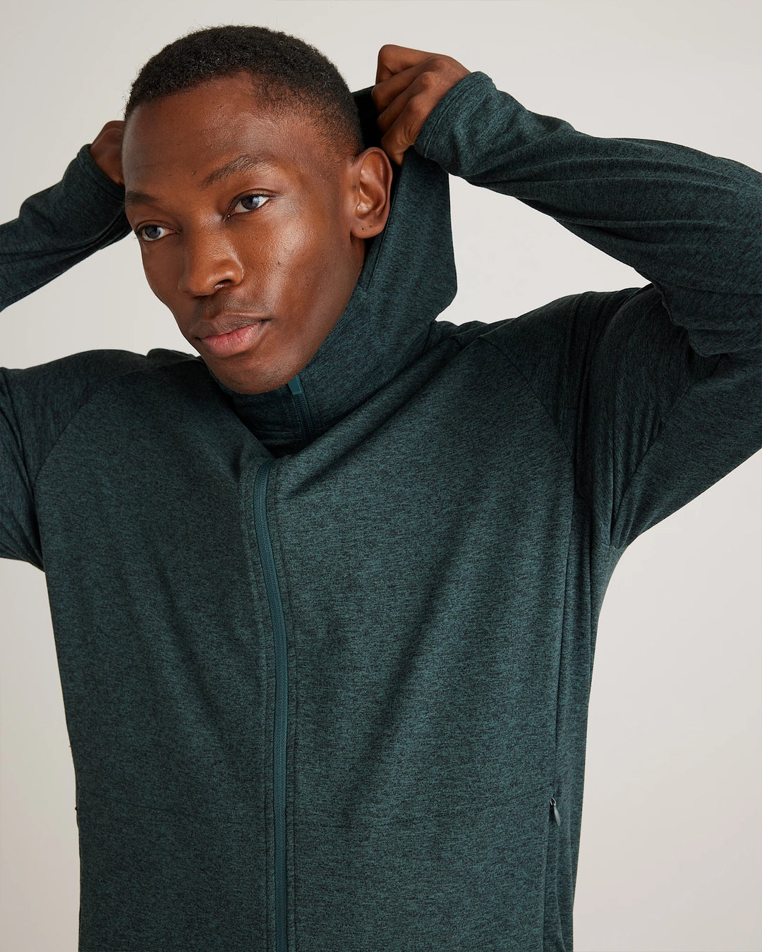 Quince Men Flowknit Performance Zip Hoodie