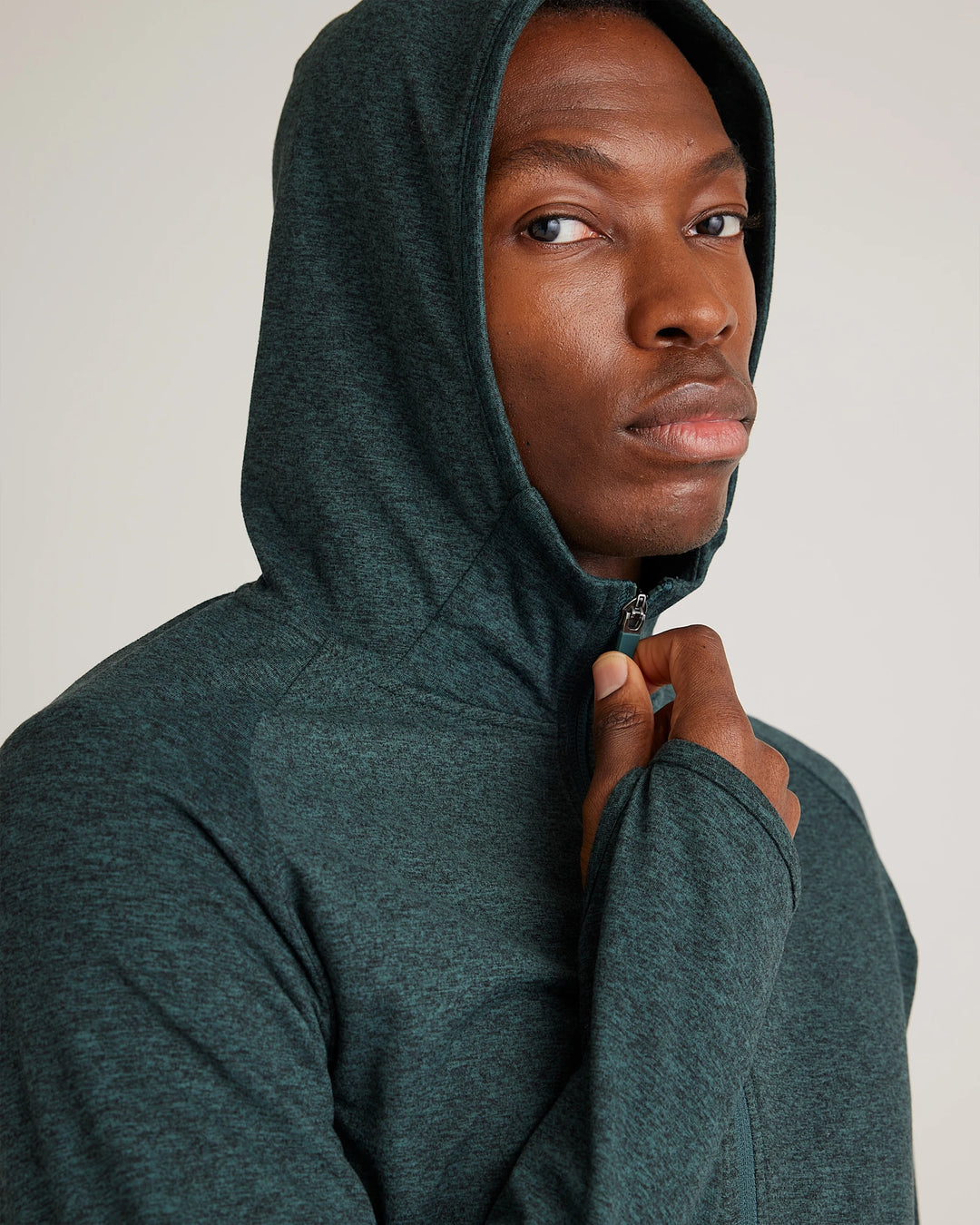 Quince Men Flowknit Performance Zip Hoodie