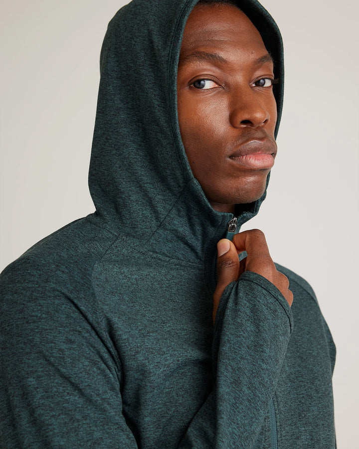 Quince Men Flowknit Performance Zip Hoodie