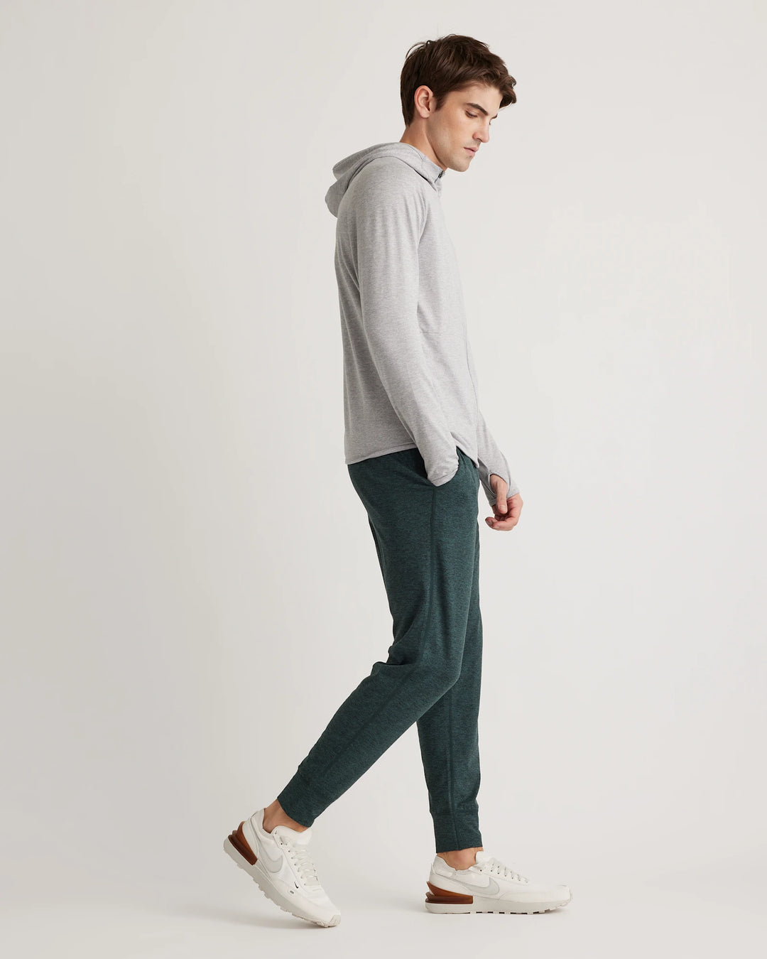 Quince Men Flowknit Performance Zip Hoodie