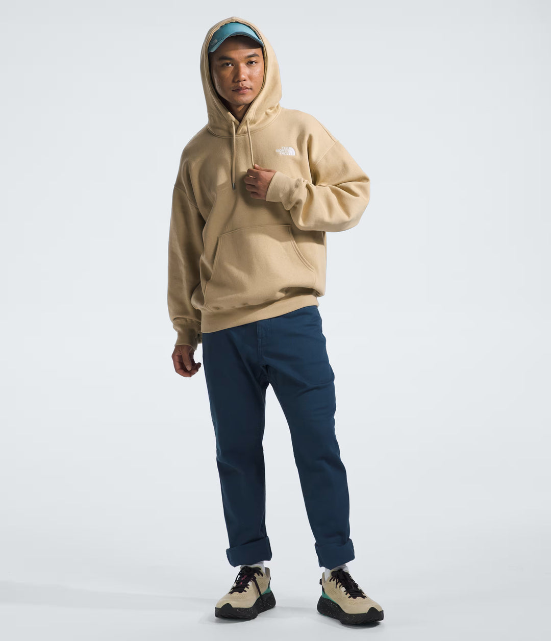 North Face Men's evolution vintage hoodie
