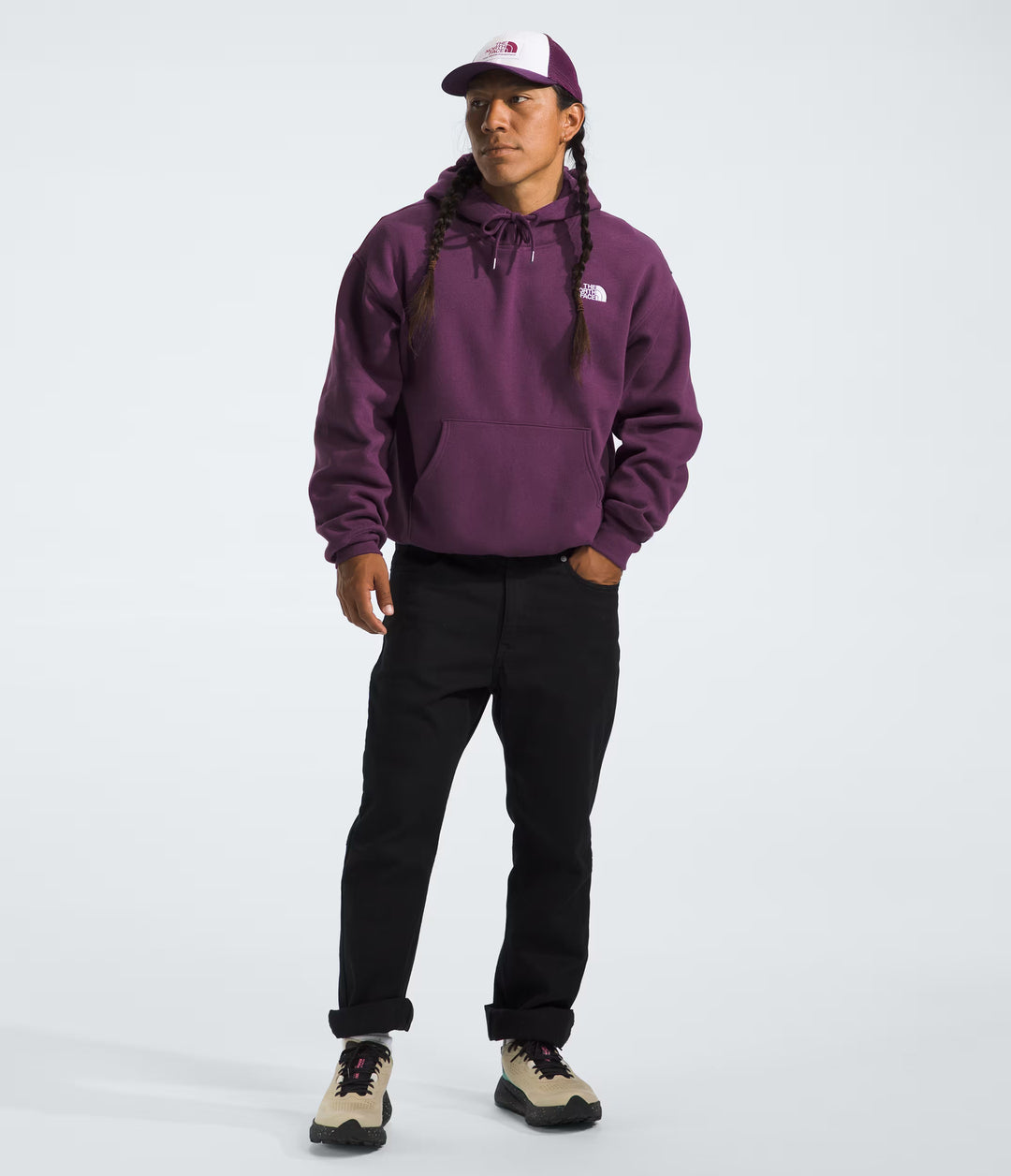 North Face Men's evolution vintage hoodie