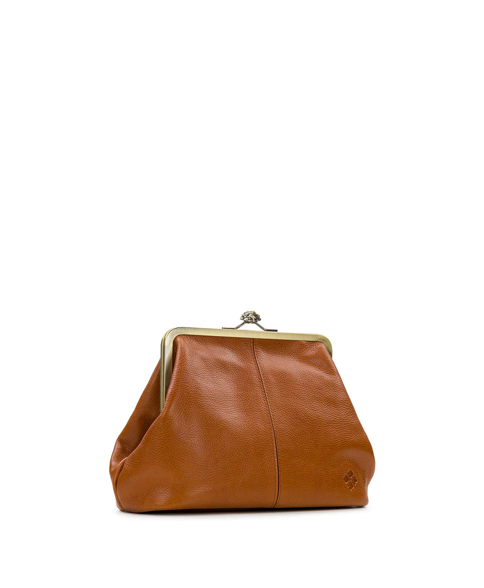 Patricia Nash Women’s Sofia Kisslock Leather Frame Bag