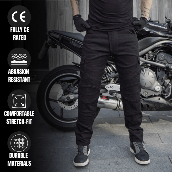 Rippl Men Motorcycle Pants Men Fully CE/AA Rated